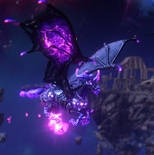 Nebula - Purple and Black Pegasus